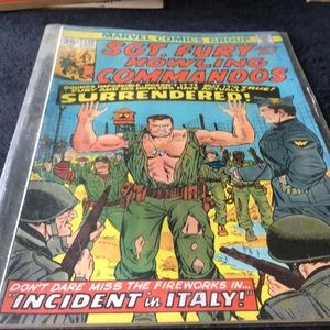 Marvel Comics Group vintage March 1976 Sgt. Fury comic book